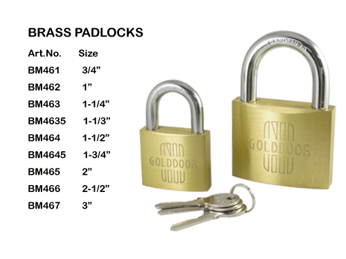 Copper padlock