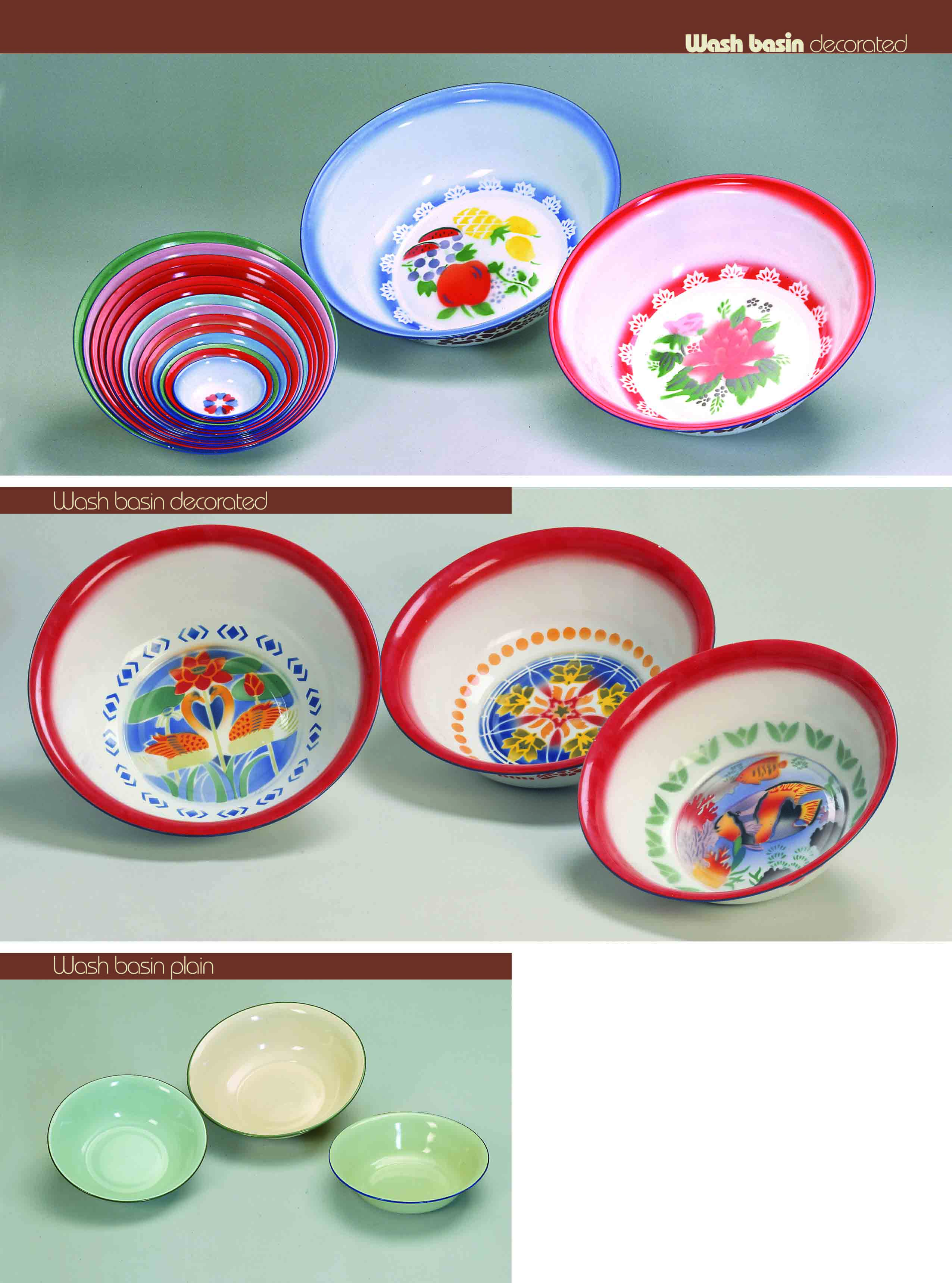 Enamel washbasin